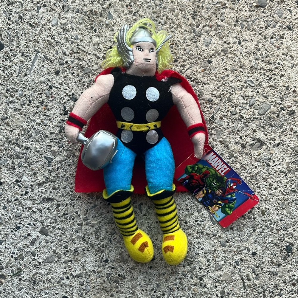 Vintage Marvel Thor Plush / 2003 / New / 7” Plush